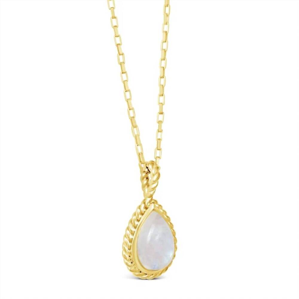 NEW DUNE JEWELRY women's modern mermaid necklace in gold